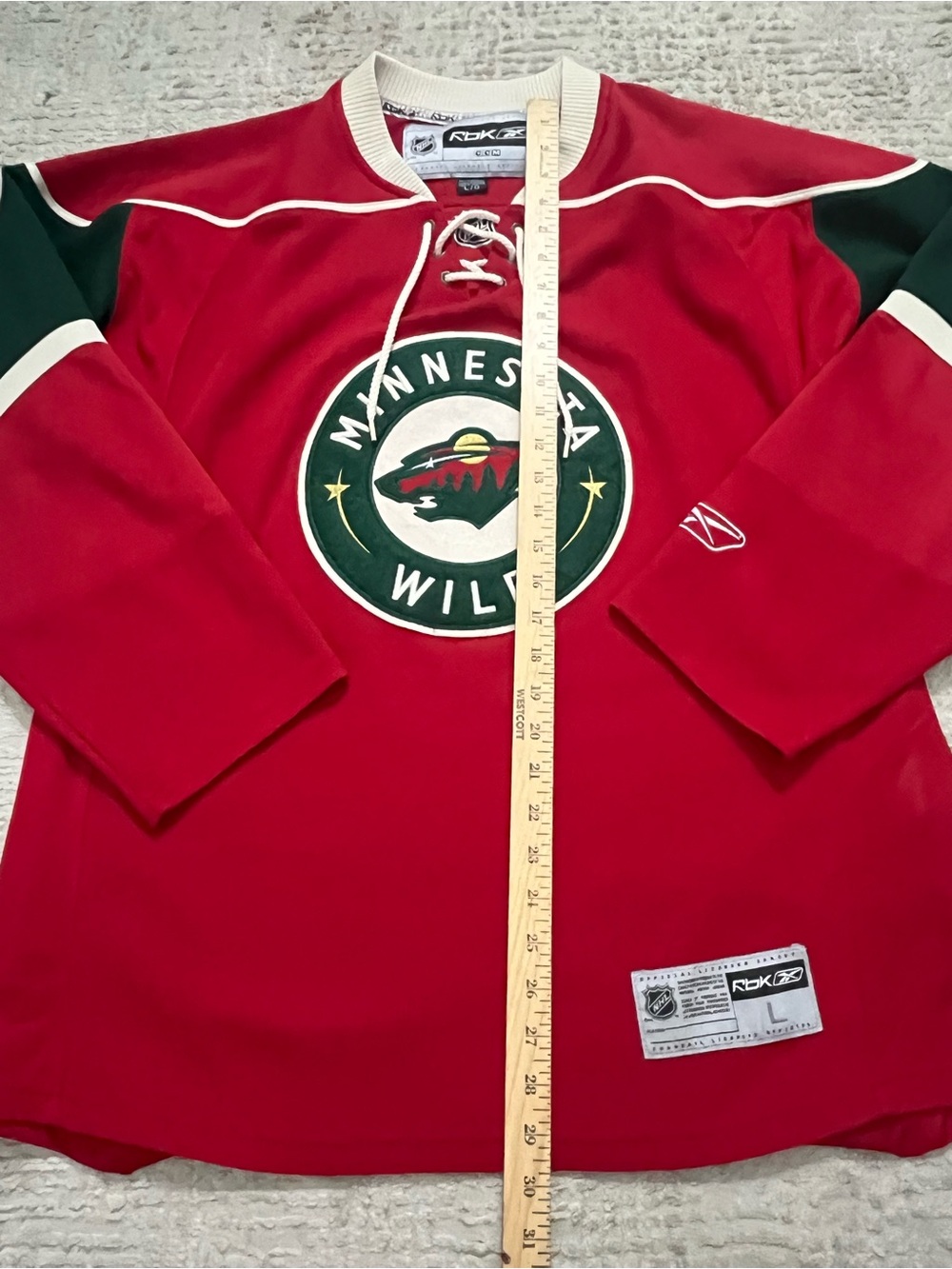 Vintage Reebok Minnesota Wild Hockey Jersey - Picture 3 of 7